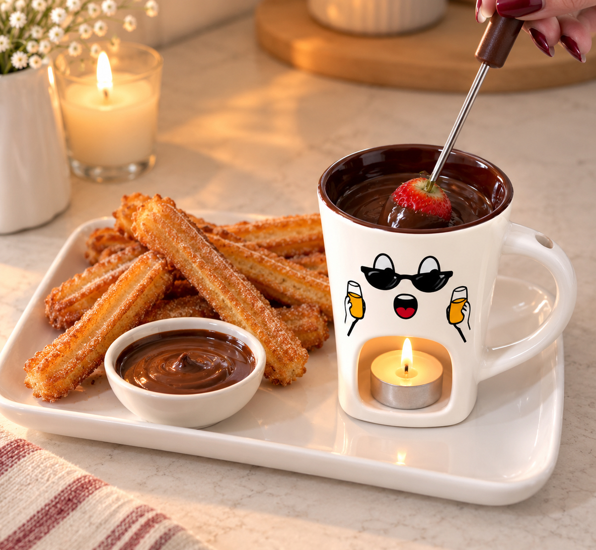 ChocoNest™ Schokoladen Fondue Tasse